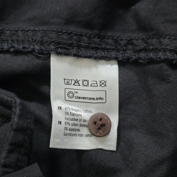 Tentree Shorts Mens 33 Black Organic Cotton Sustainable Comfort Hiking Stretch - Picture 13 of 16